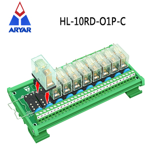 10 Channels16A <strong>Relay</strong> Module Driver Board <strong>PLC</strong> Board <strong>Relay</strong> G2R-1-E Terminal Block Module Input 12V 24V - Product Image 2