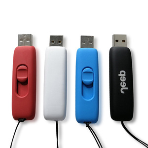 Unidad flash USB Led cifrado usb stick USB persalizado 3,0 deslizante caja de goma suave memoria pendrive - Product Image 5