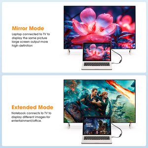 Tipo USB C maschio a HDMI femmina adattatore (4K @ 60Hz), in alluminio intrecciato tipo-C USB-C cavo HDMI per HDTV proiettore per Computer dispositivo proiettore - Product Image 5