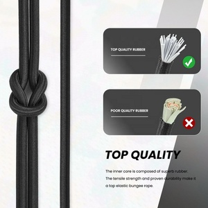 고강도 내구성 수입 고무 라텍스 폴리에스터 1mm 2mm 3mm 4mm 5mm 6mm 8mm 10mm 탄성 번지 코드 충격 코드 - Product Image 2