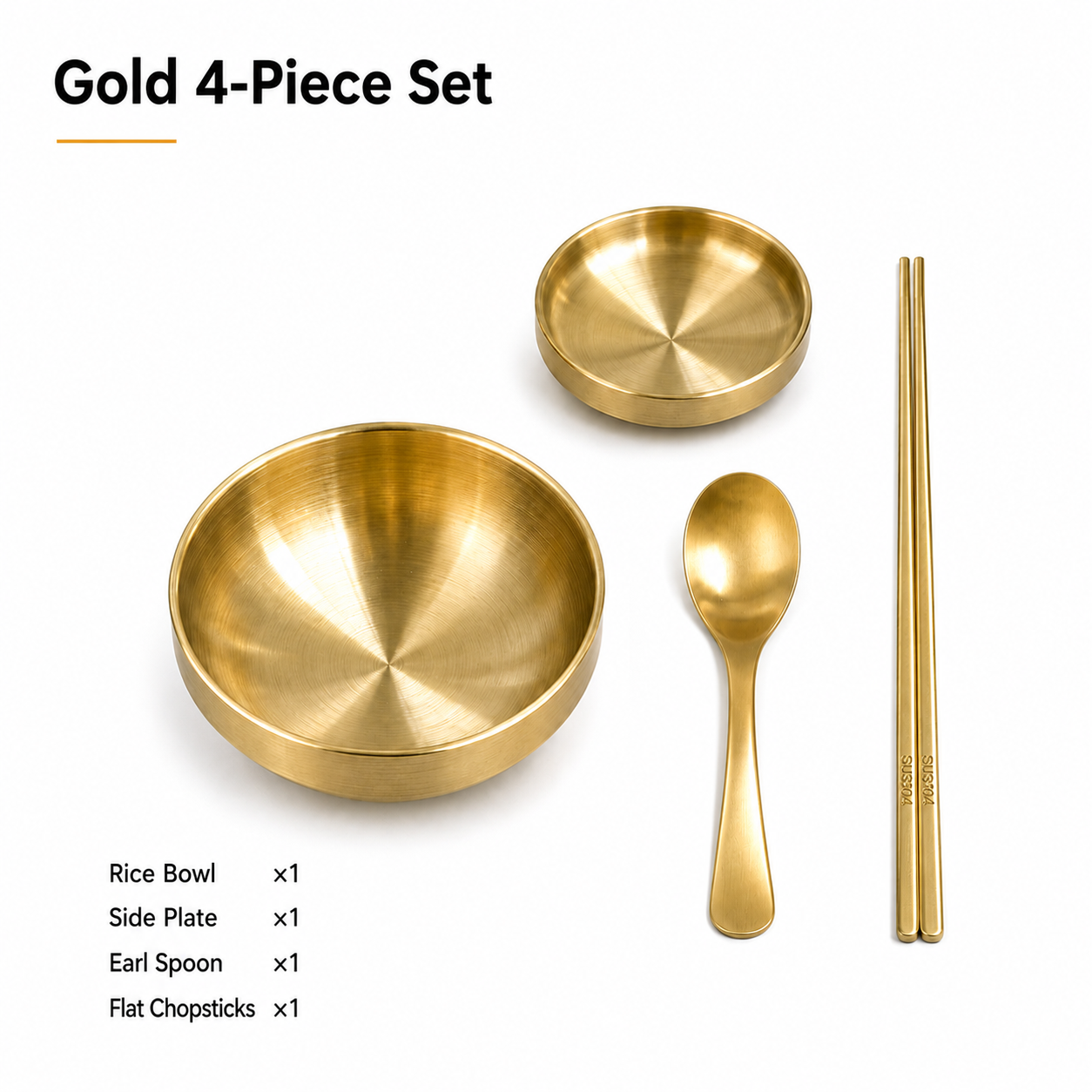 Gold-four-piece set