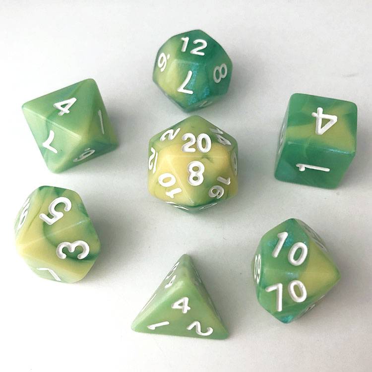 Tourbillon vert et jaune