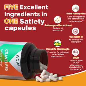 แคปซูล Ashwagandha สารสกัดลดน้ำหนักลดสัดส่วนควบคุมน้ำหนักช่วยย่อยอาหารสำหรับผู้ใหญ่ - Product Image 5