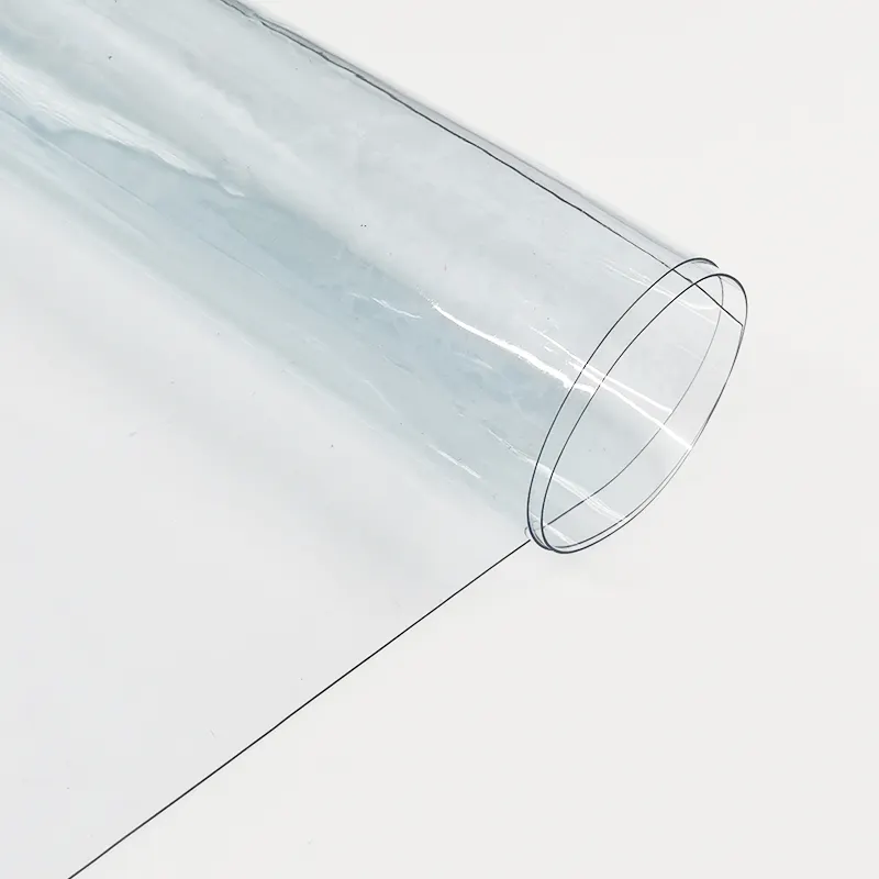 PVCクリアカーテンUV透明ロールプラスチックテーブルプロテクターシート厚い硬質壁フレックスフィルム防水紙ポリマーパッケージ