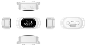 ODM新しいIDスマート犬のトレーニング襟ハンドヘルドリモコントーン、振動、静的刺激の1-15レベル - Product Image 3