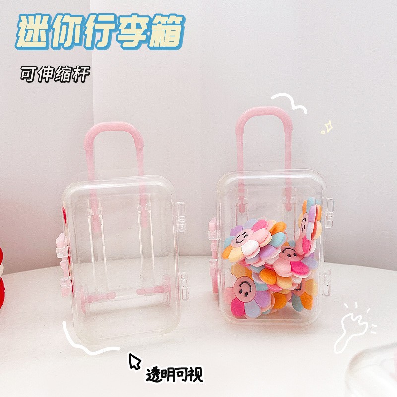 Petite valise trolley rose