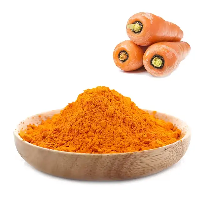 Nhà máy cung cấp thực phẩm cấp 100% tinh khiết tự nhiên cà rốt bột carotene
