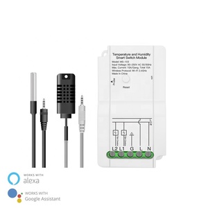 Tuya WiFi Smart Temperature Humidity Switch Module Sensor Dual Way <strong>Output</strong> <strong>Relay</strong> <strong>Wireless</strong> <strong>Controller</strong> - Product Image 1