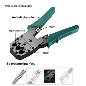IDEALINK NTS-001 RJ45 RJ11 Crimper jaringan LAN FTTH kabel alat Kit penguji kabel - Product Image 6