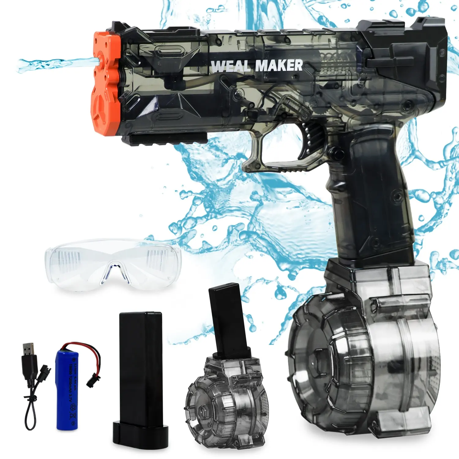 Sell well real looking 2024 summer toys pulse kids gun pistol real gun china powerful real automatic electric toy water gun