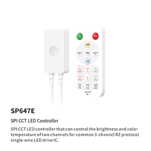 SP642E SP647E SPI PWM CCT светодиодный треллер с синим зубом приложение музыкальный диммер DC 5 В 12 В 24 В RF пульт дистанционного управления CCT Светодиодная лента - Product Image 3