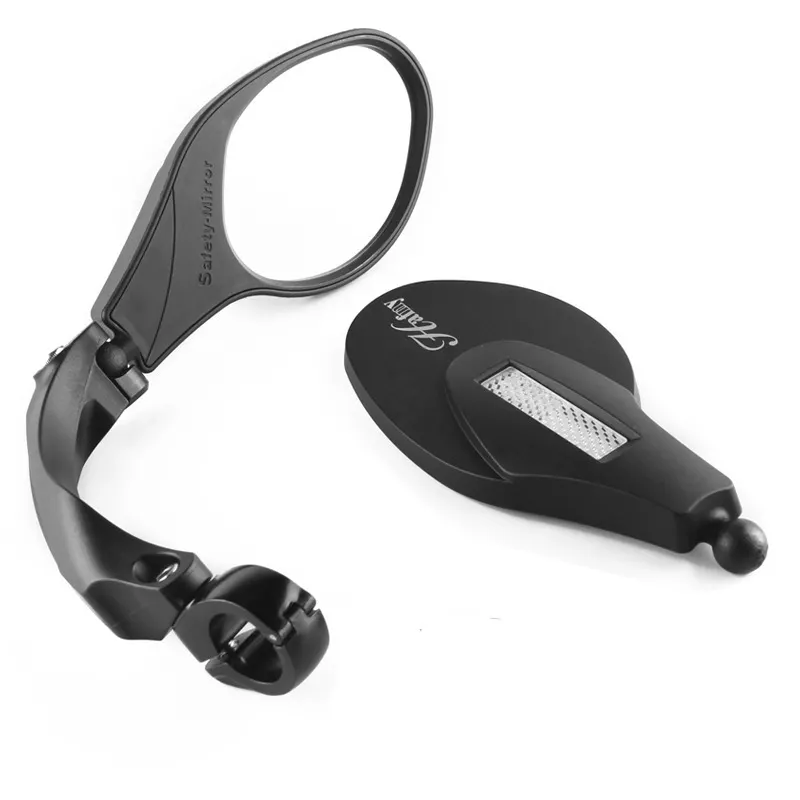 Rétroviseur réglable pour vélo de montagne lentille en acier inoxydable miroir convexe pliable pièces de vélo accessoires