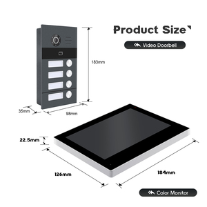 7 Inch Wired <strong>Video</strong> Door Phone with <strong>Motion</strong> <strong>Detection</strong> Unlocking <strong>Intercom</strong> Doorbell Camera Home Security <strong>System</strong> for Apartment Tuya - Product Image 4