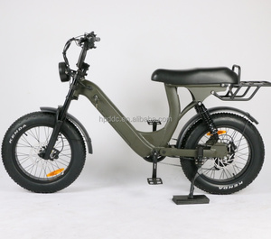 ハイブリッドファット電動スクーターペダルアシストバイク原付スムーズに7速電動レトロバイク2台用更新