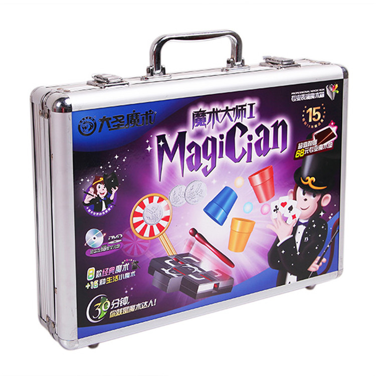 Wholesale classic professional stage illusion magic tricks kit set toys for kids