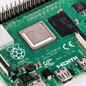 Offizielles Original Raspberry Pi 4B 4. Generation Development Board mit Python für Bluetooth 5.0 und DDR4 für Power Driver Module