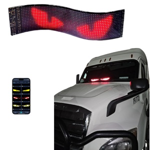 Devil Eyes Programmier bares Scrollen LED-Schild Faltbares LED-Nachrichten modul Benutzer definierte mobile APP-Steuerung Flexible LED-Anzeige - Product Image 4