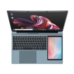 Laptop UNIWA ULAP Q15ZR 16GB + 512GB 15.6 da 7 pollici doppio Display 5400mAh batteria NetBook PC e-book con tastiera