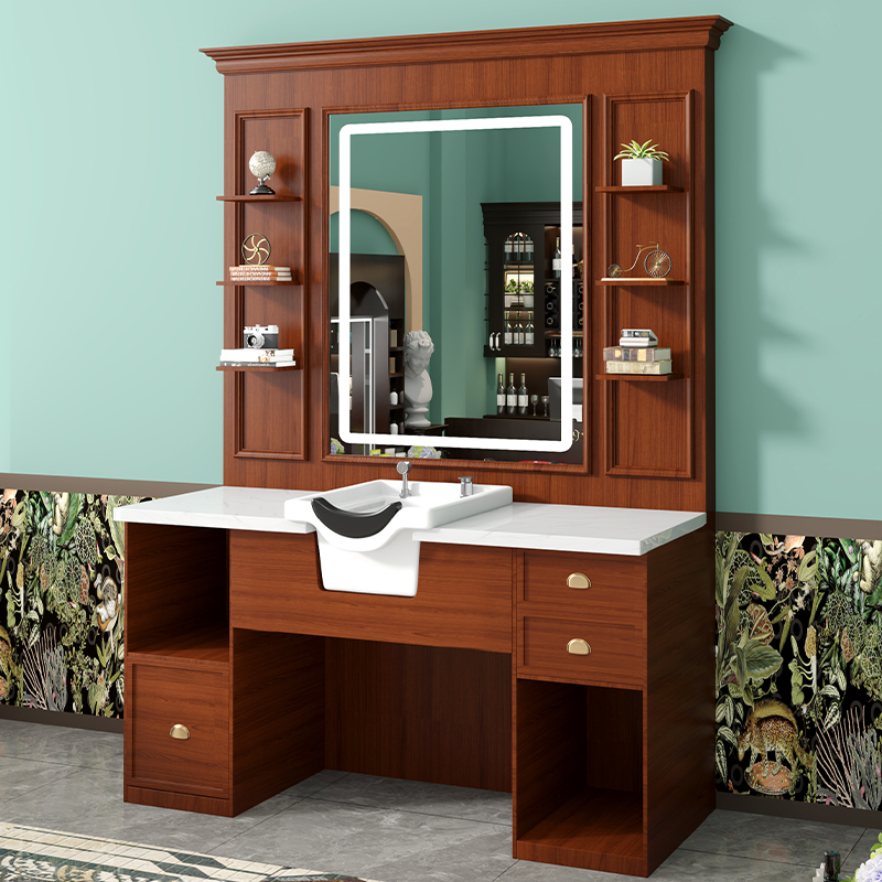 Table miroir monobloc