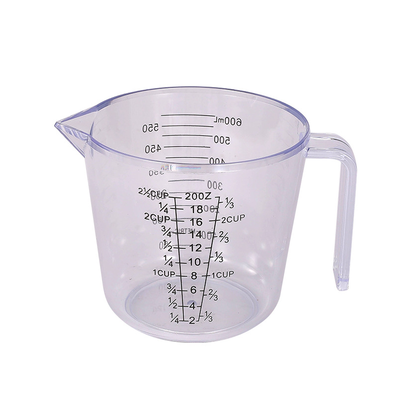 Tasse à mesurer transparente de 600 ml