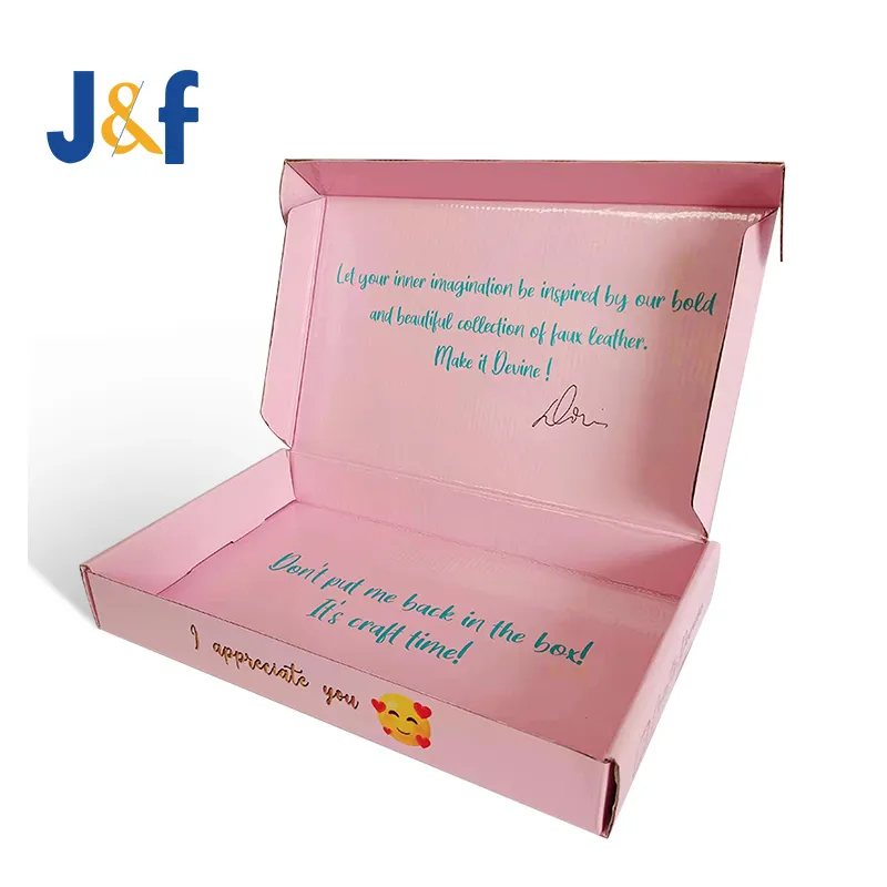 Custom Logo Printed Packaging Design Personalized Recycled Cardboard Clothing shoe corrugated Mailer Paper Box