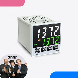 OEM TC5 SSR Relé 4-20ma 0-10V Salida K J Pt100 Entrada universal 220V Ac Dc RS485 PID Controlador de temperatura digital - Product Image 1