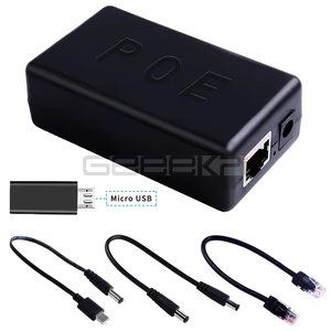 Gigabit Raspberry Pi 4B Active PoE Splitter USB tipo C 48V a 5V potenza su cavo Ethernet interruttore PoE per IEEE 802.3at PoE + - Product Image 5