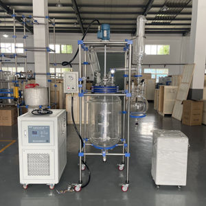 ガラス原子炉5L 10L 20L 50L 100L容量ケトル化学反応装置 - Product Image 2