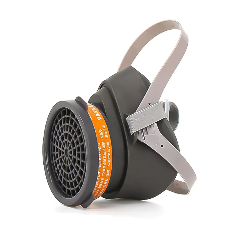 Wankang Media cara Válvula única Protección auditiva Máscara de filtro de gas de silicio químico