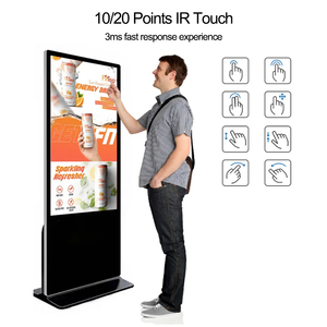 70 75 85 interni Touch Screen LCD pubblicità Totem chiosco verticale CMS Software Display a LED Digital Signage e Display - Product Image 2