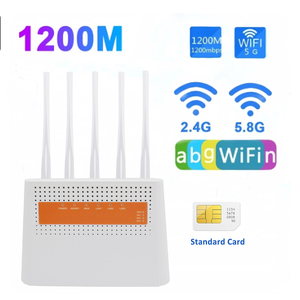 1200Mbps AC Wireless 4G LTE CPE <strong>Router</strong> Portable Solar Charging Battery Backup with 4G SIM Card for Home <strong>Use</strong> - Product Image 3