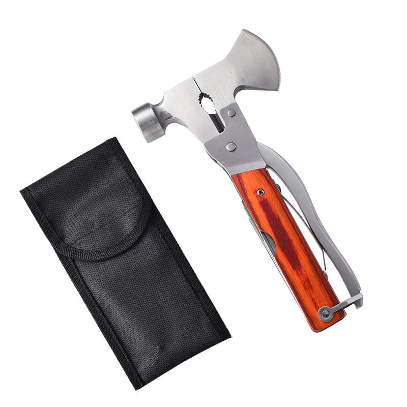 Axe Hammer Wood handle with Nylon Pouch