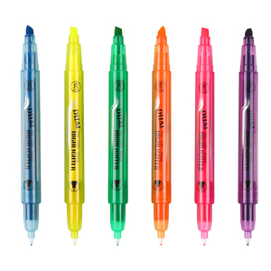Gxin G-319V 6pcs/Set Neon Color Bright Water-based Office and School <strong>Use</strong> Non-toxic <strong>Highlighter</strong> Pen Markers Set - Product Image 3