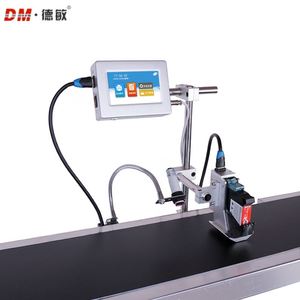 T110 catena di montaggio cercapersone data di imballaggio alimentare numero di lotto linea di codifica automatica stampante a getto d'inchiostro con impugnatura piccola - Product Image 6