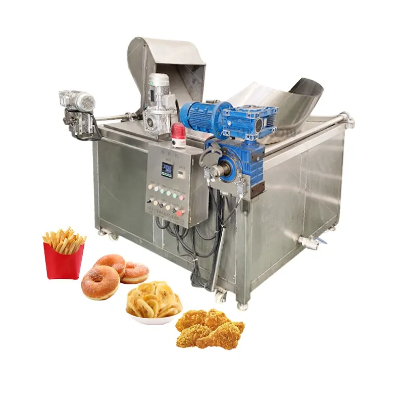 Batatas fritas comercial máquina de fazer fritadeira profunda elevador automático para fritadeira