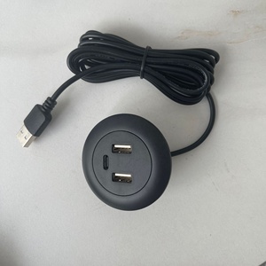 Özel gömülü masaüstü USB A + tip-c şarj aleti kablosu - Product Image 3