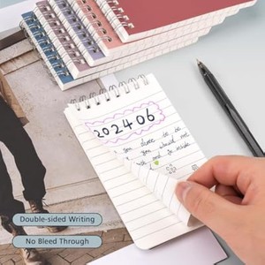 Venta al por mayor de notas de colores logotipo personalizado promocional mini cuadernos de papel para escribir para la planificación y el uso diario - Product Image 5