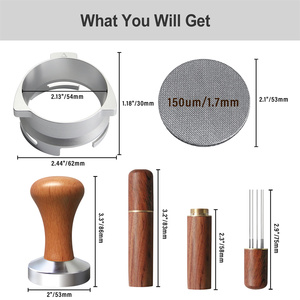 食品级WDT工具浓缩咖啡篡改木柄咖啡针分配器 - Product Image 2
