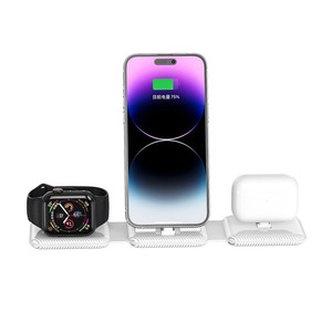 Innovative Design Foldable Wireless Charger <strong>Small</strong> Size Easy and Fast Charging for iPhone &amp; Aripods &amp; <strong>Apple</strong> Watch 1-8 Generation - Product Image 1