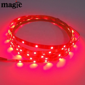 スマート5050 RGB 150 LED 16.4ftバックアップデータDAT1 DAT2 12Vアドレス可能WS2815 LEDストリップ - Product Image 6