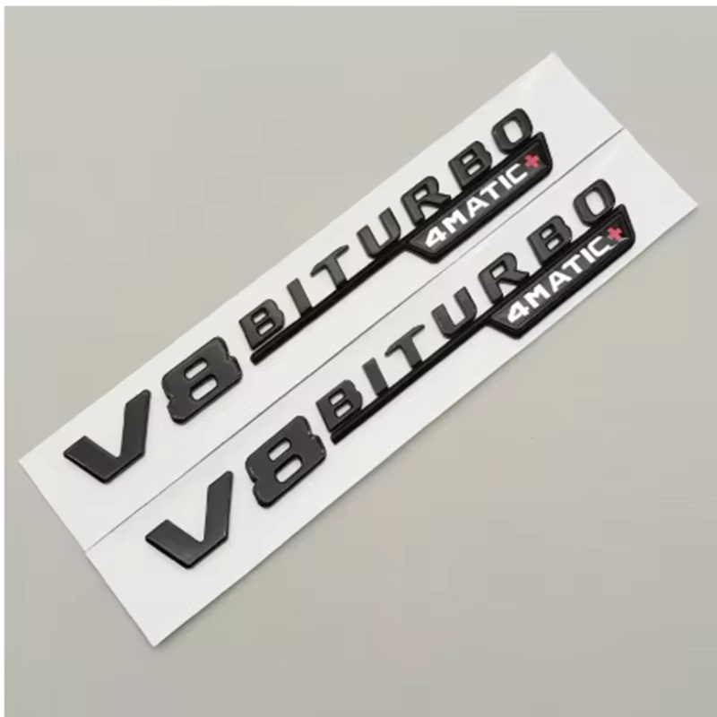 V8 BT 4matic Glossy Black 2pcs