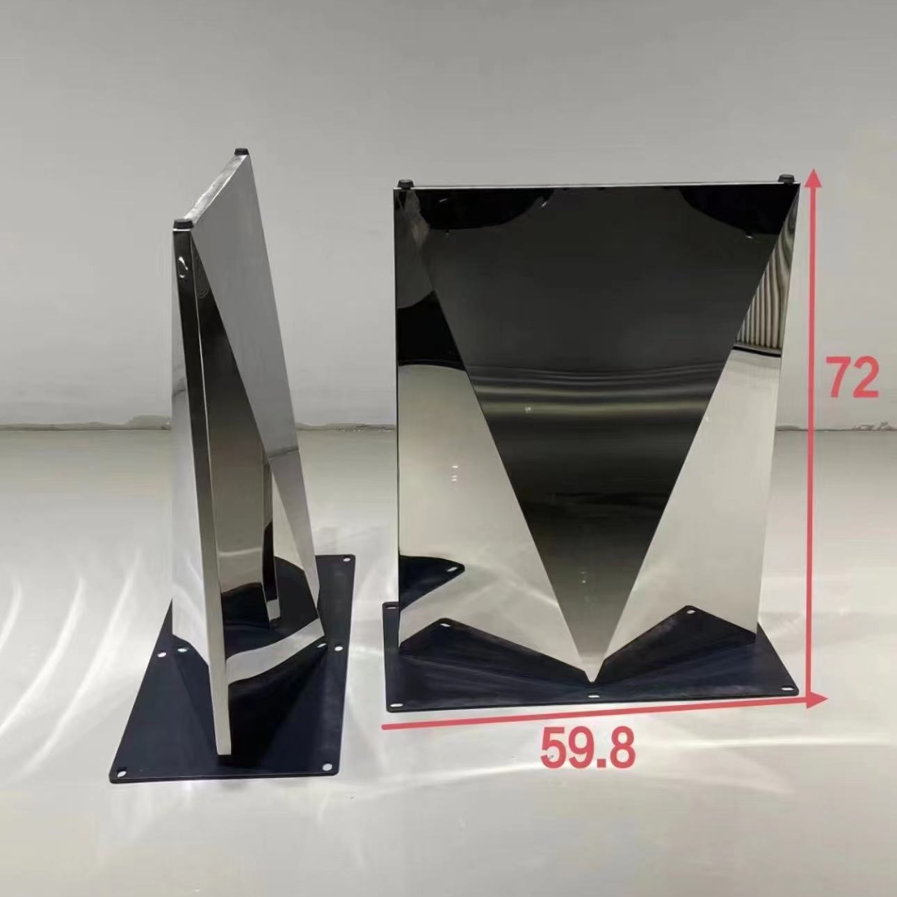 Table longue 'plateforme diamant'