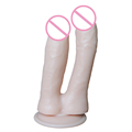 New Product Release: Double Headed Penis with Suction Cup Anal Plug for Masturbation
