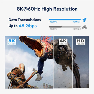 HDMI 2.1音频提取器4K 120Hz 8K 60hz高清电视转换器，带7.1ch SPDIF同轴光学Toslink音频分离器适配器 - Product Image 3