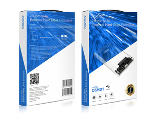 OSCOO External HDD <strong>Enclosure</strong> up to 5Gbps Micro USB3.0 SSD Hard Drives <strong>Enclosure</strong> Computer Parts - Product Image 2