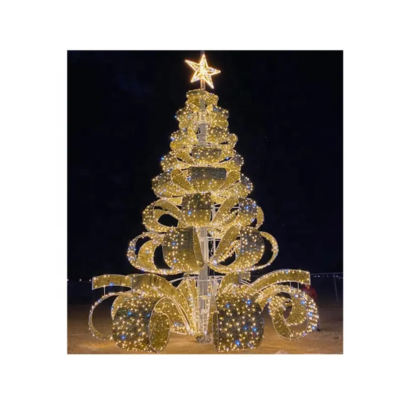 Luz led gigante para árbol de Navidad, 10m, 2022