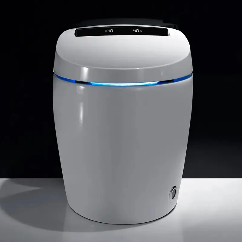 Luxury Bathroom Smart Intelligent Sensor Auto Flush Bidet WC Toilet Bowl For Customized