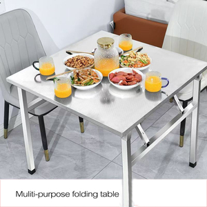 折叠餐桌厨房工作台可折叠工作台 - Product Image 5