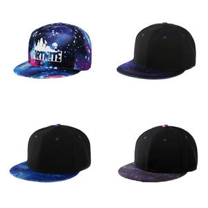 Flat Edge Sunshade <strong>Cap</strong> Hip Hop Hip Hop Star Sky Galaxy Print Snapback <strong>Cap</strong> - Product Image 2