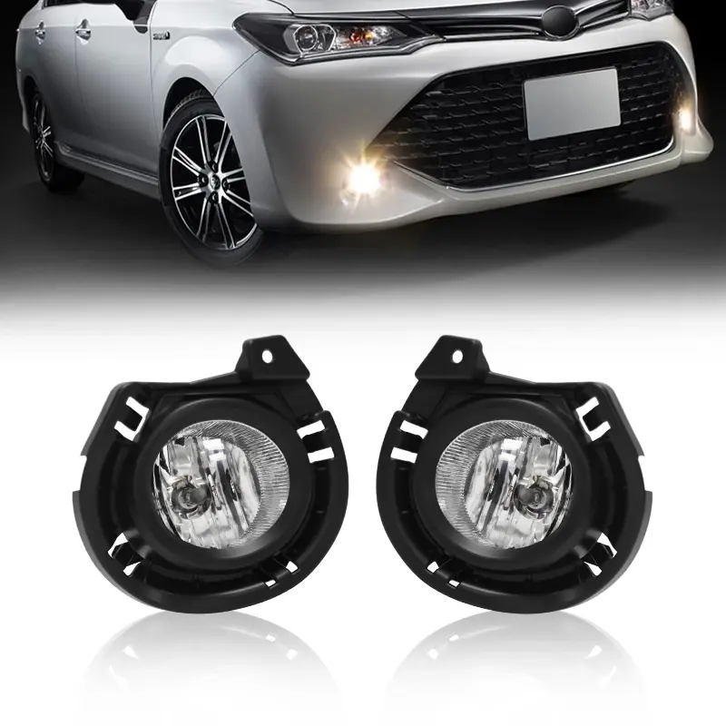 Kit de luz de neblina LED para Toyota Axio Fielder 2015 2016 2017 lâmpada de condução do amortecedor dianteiro